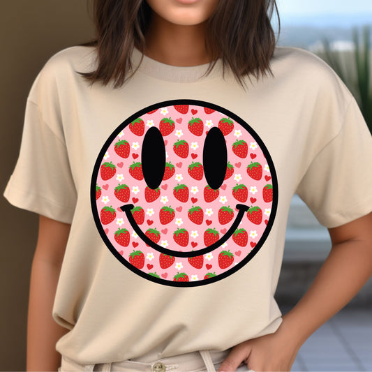 Strawberry Smiley T-Shirt